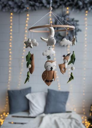 Мобиль из фетра