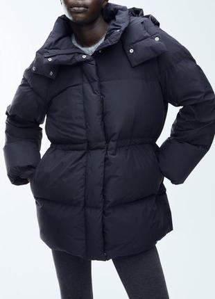 Пуховик с капюшоном на синтепоне от бренда h&m8 фото