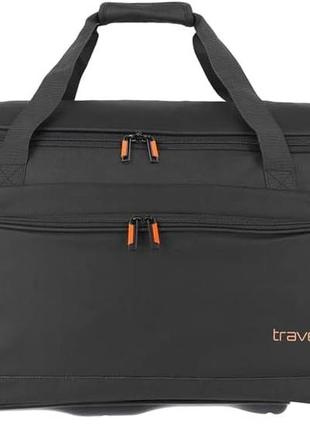 Сумка для вещей на 2-х колесах travelite basics tl096277, 89л, черная -25%9 фото