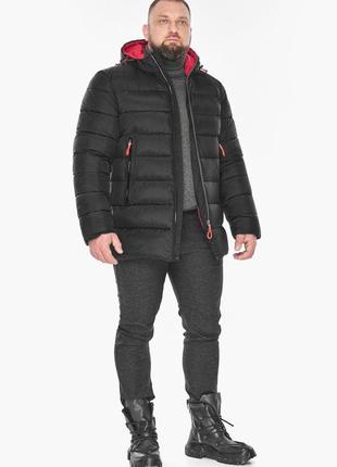 Чоловіча зимова чорна непромокальна куртка модель 53635 50 (l)3 фото
