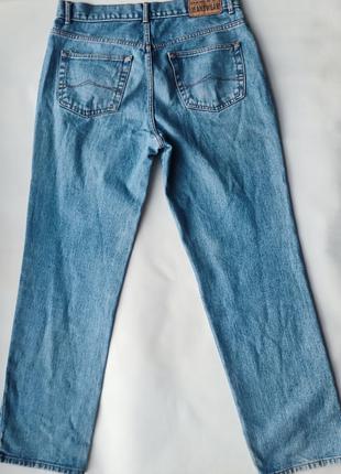 Винтажные джинсы с высокой посадкой3 фото