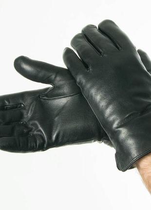 Чоловічі зимові рукавички з натуральної шкіри