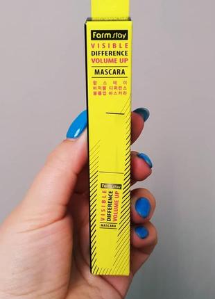 Об'ємна туш farmstay visible difference volume mascara3 фото