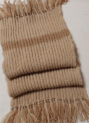 Новый шарф из шерсти