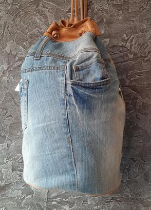 Рюкзак джинсовий(італія)2 фото