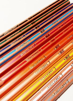 Набір, олівці bic tropicolors 2 france 11 шт