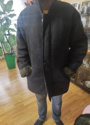 Дубльонка натуральний замш / 52-54