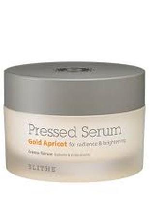 Крем-сыворотка с экстрактом абрикоса для сияния кожи 22 мл blithe pressed serum gold apricot1 фото