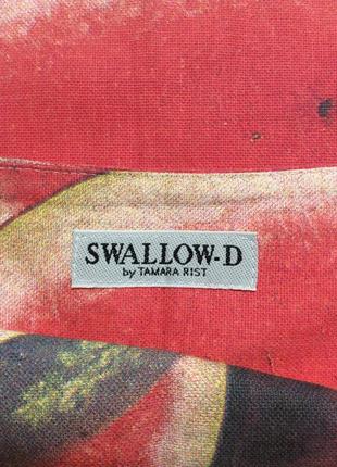 Tamara rist swallow-d яркая оригинальная дизайнерская юбка3 фото