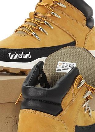Высокие зимние мужские кроссовки с мехом в стиле timberland 🆕 ботинки тимберленд8 фото