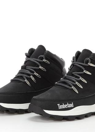 Высокие зимние мужские кроссовки с мехом в стиле timberland 🆕 ботинки тимберленд4 фото