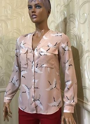 Блуза/спинка на запах, zara, розмір s