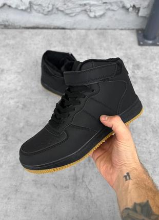 Зимние кроссовки/зимние кроссовки force air black/camel3 фото