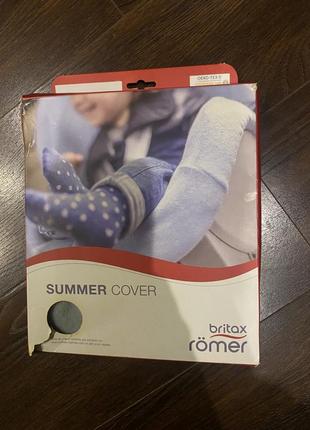 Чохол для автокрісла britax-romer kidfix iii m блакитний2 фото