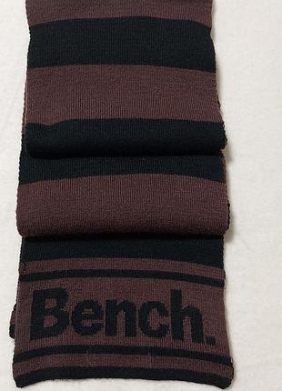 Брендовый стильный шарф bench