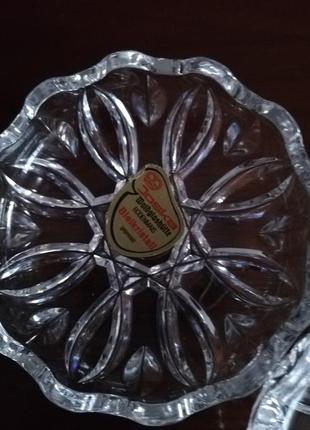 Розетка кришталева joska waldglash&uuml;tte германія 2 штуки