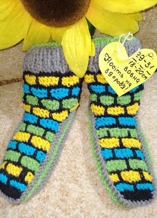 Шкарпетки тапочки для дому р.29-31, 18-20см