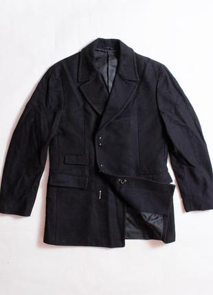 Итальянское двубортное шерстяное пальто alessandrini