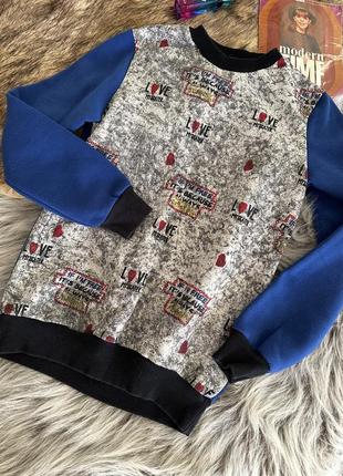 Теплий світшот, свитер женский , свитшот утепленный, s, m