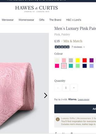 Luxury галстук от hawes &amp; curtis