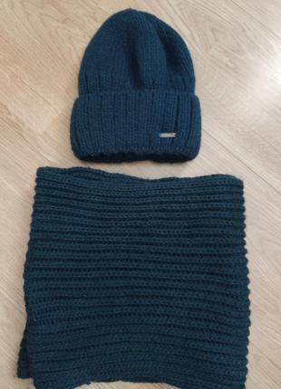 Шапка зимова+шарф