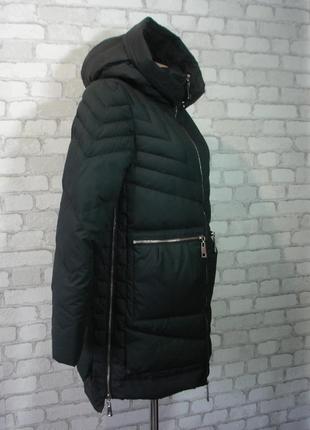 Пуховое пальто с капюшоном "vo- tarun "2 фото
