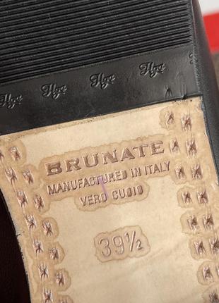 Оригинальные кожаные итальянские лоферы brunate3 фото