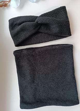 Тепла чалма пов'язка жіноча хомут труба баф