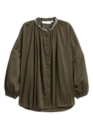 Крутая блузка-распашонка h&m в оверсайз стиле - 44 или 14 - можно с 12 по 161 фото