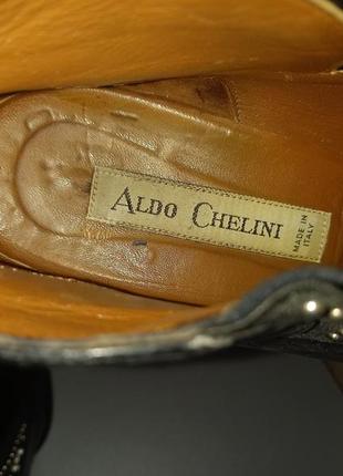 Сапоги брендовые кожаные aldo chelini5 фото