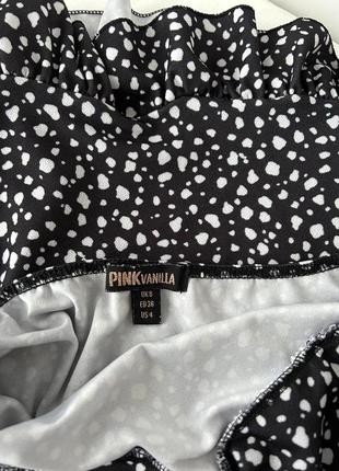 Платье облегающее на завязках с рюшами pink vanilla6 фото