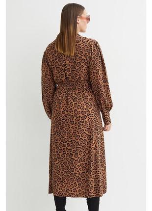 Платье из вискозы леопард h&amp;m,p. s2 фото