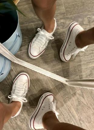 Очень крутые кеды в стиле converse/фото на ножке7 фото