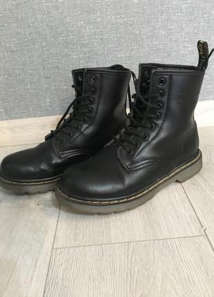 Ботинки в стиле мартингс кожа dr. martens