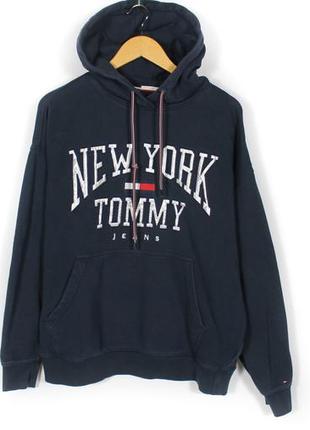 Tommy hilfiger new york tommy jeans худи оверсайз оригинал размер m-l