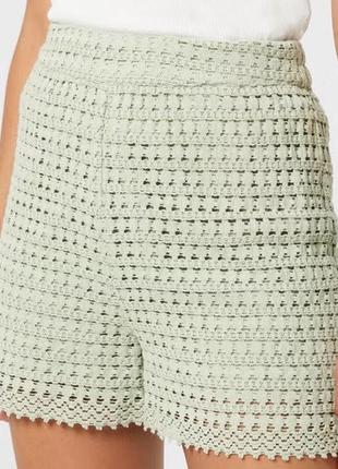Женские шорты vero moda, размер xs, цвет оливковый4 фото