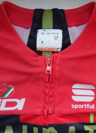 Велоформа sportful bahrain merida team sidi mclaren uci 2019 cycling jersey 3шт (m)7 фото