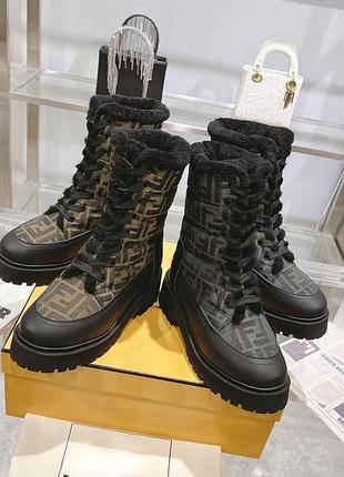 Ботинки fendi