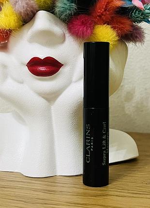 Оригінал туш для вій clarins supra lift & curl mascara оригинал туш для ресниц