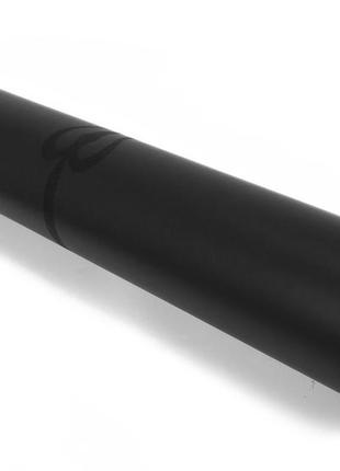 Килимок для йоги професійний easyfit pro каучук 5 мм чорний1 фото