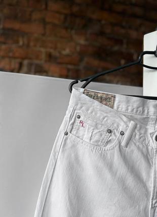 Polo ralph lauren men’s white premium denim jeans джинси3 фото