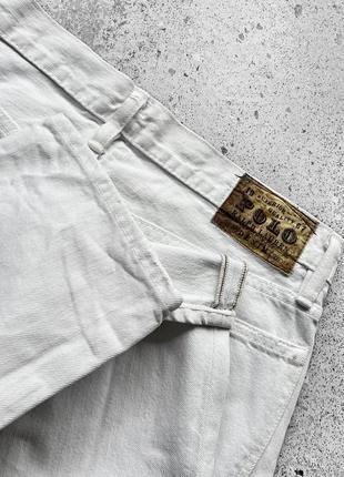 Polo ralph lauren men’s white premium denim jeans джинси9 фото