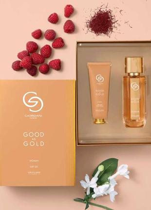 Подарунковий набір giordani gold good as gold парфумована вода та крем для рук