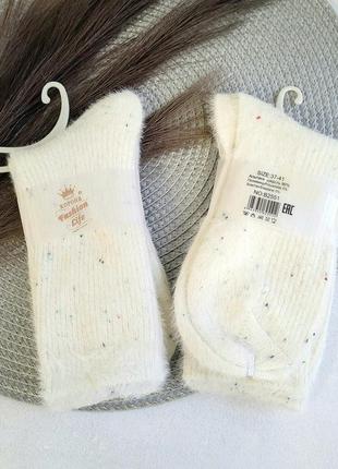 Жіночі теплі шкарпетки з шерсті альпаки1 фото