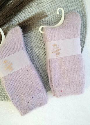 Жіночі теплі шкарпетки з шерсті альпаки4 фото