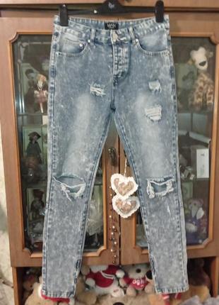 Джинсы 👖 рванка варенка