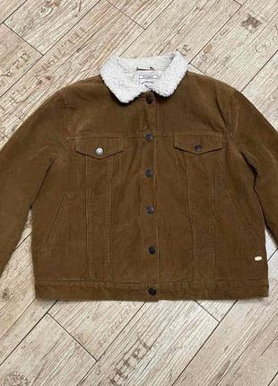 Вельветовая куртка pull &amp; bear, l, 48 размер