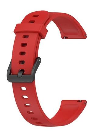 Силиконовый ремешок для realme band 2 (18мм) red5 фото