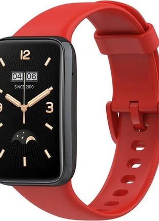 Силиконовый ремешок для xiaomi mi band 7 pro red