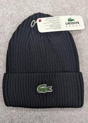 Шапка lacoste унисекс